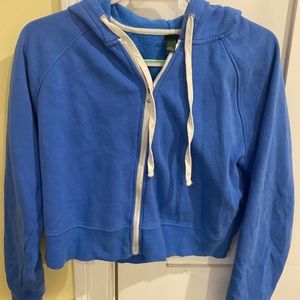 Wild fable cropped zip up sweatshirt size large!
